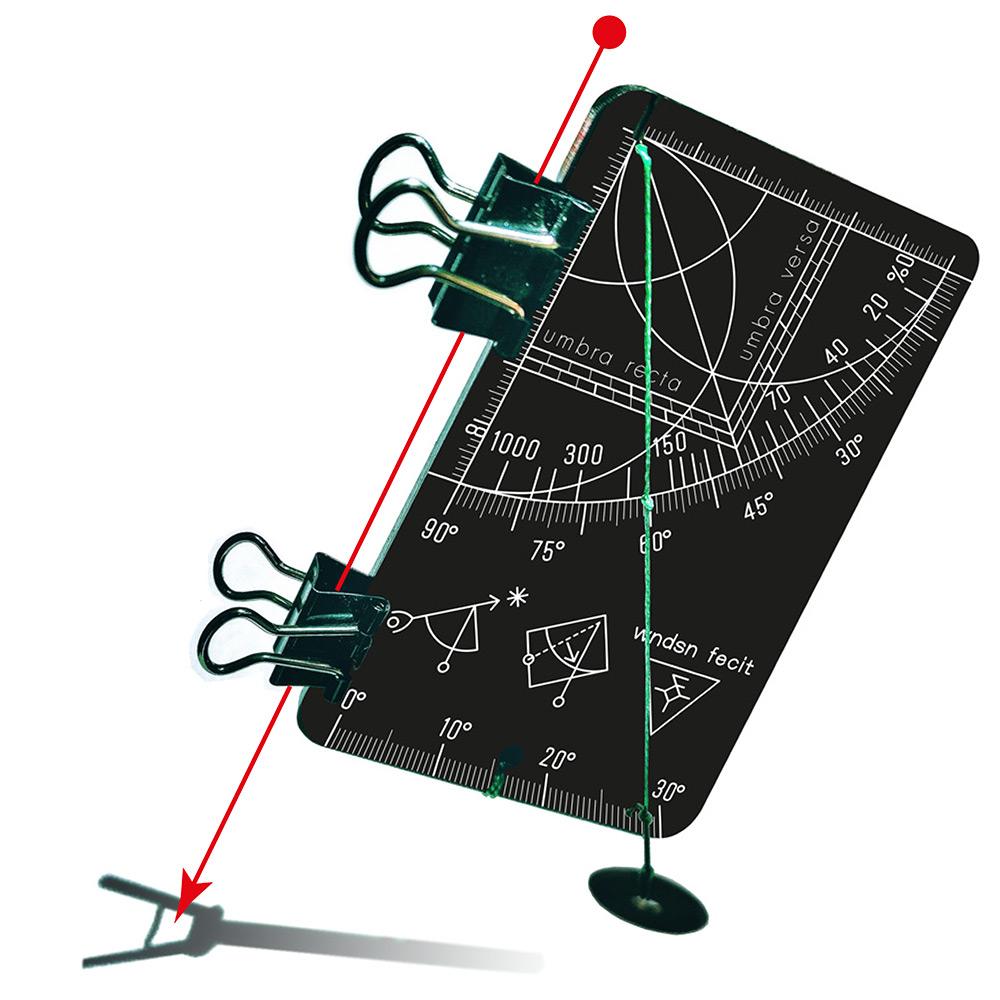 Wndsn Quadrant Telemeter: Back-sighting the sun.
